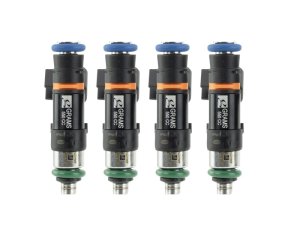 Scion FR S Fuel Injector Kit - Grams Performance - 550cc, 11mm Top Adapter/DENSO Lower Cushion Bottom, Plug And Play - `14-`27